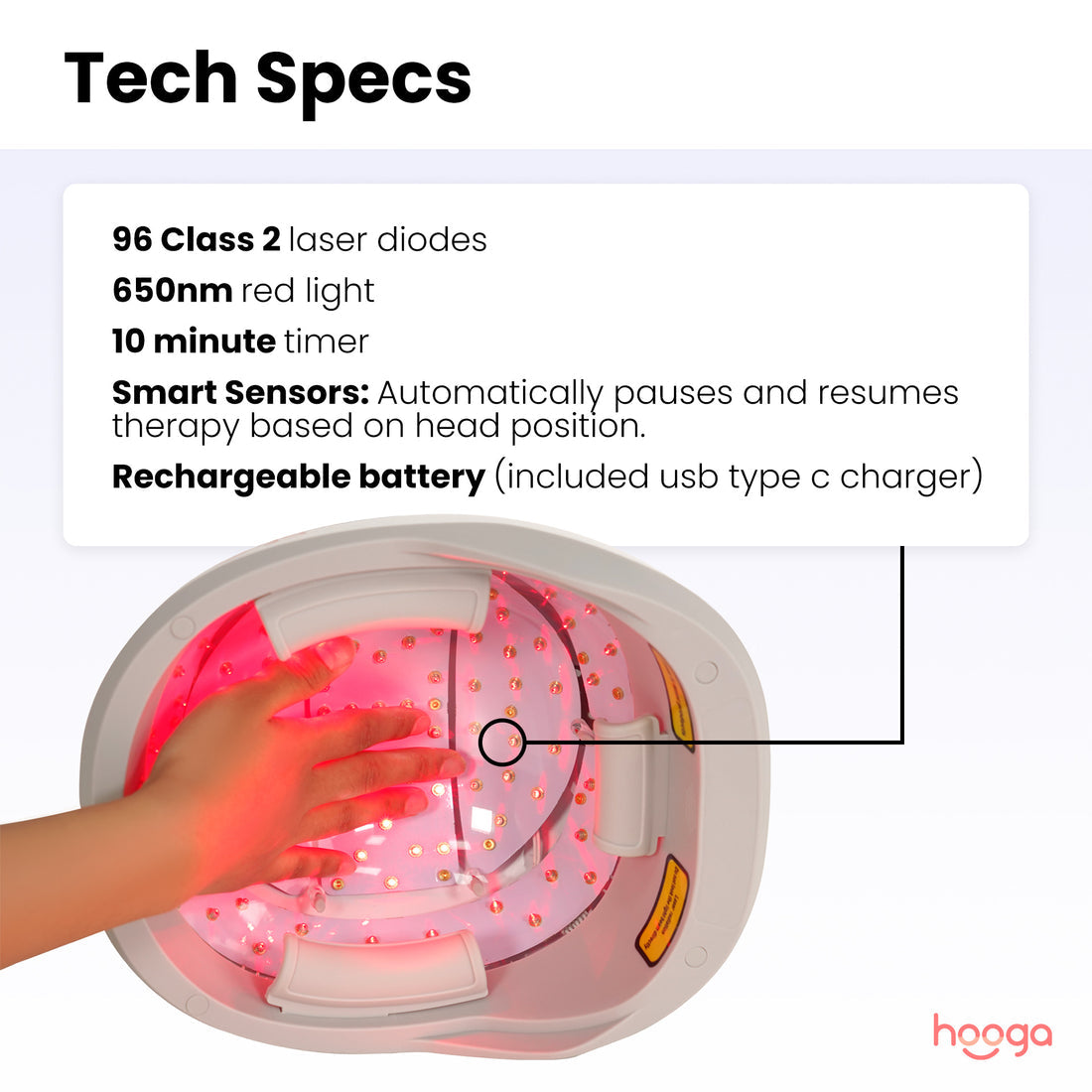 Hooga Laser Helmet Technical Specifications Overview