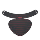 Flexible red light therapy neck attachment with comfortable adjustable strap for targeted neck treatments