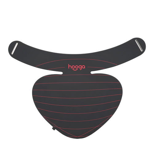 Flexible red light therapy neck attachment with comfortable adjustable strap for targeted neck treatments