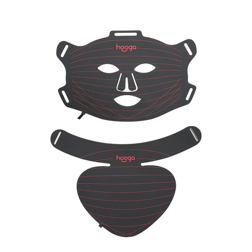 Portable Red Light Therapy Face Mask with NIR by Hooga