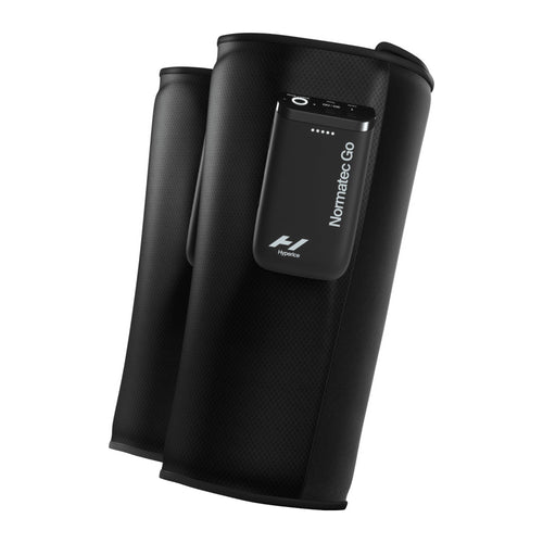 Hyperice Normatec Go shown from the front.