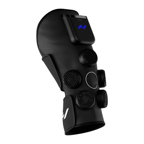 Hyperice X 2 Knee shown from an angle.