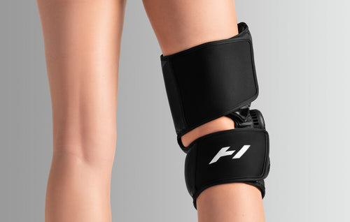 Hyperice X 2 Knee shown from the back.