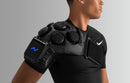 Hyperice X 2 Shoulder worn during use.