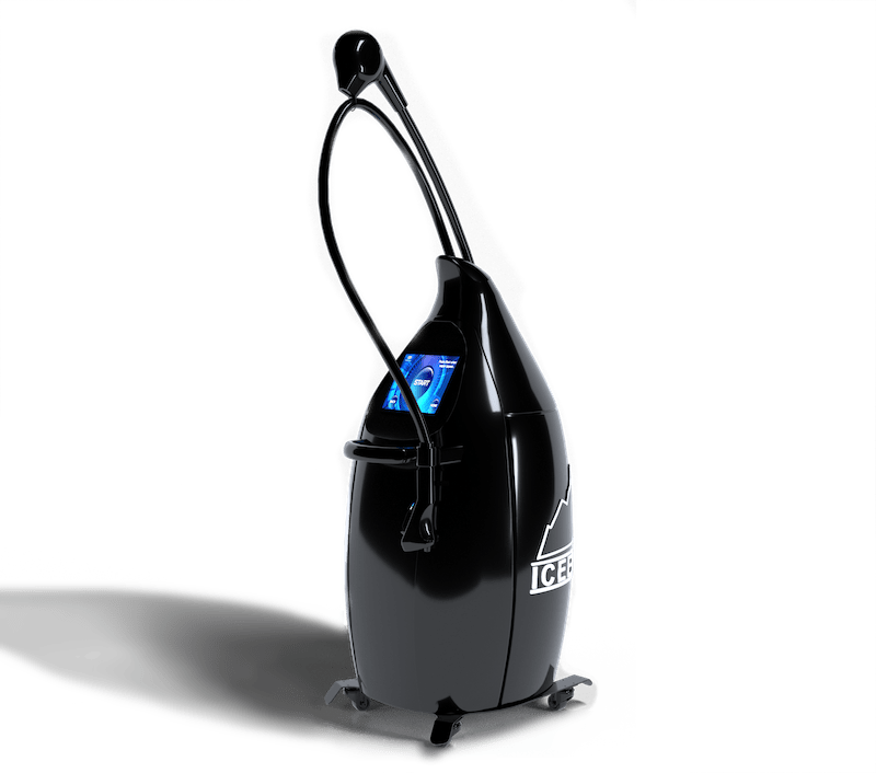 Targeted Cryotherapy Machine with Light Therapy Mask - Iceberg Electric Local Cryo by Vacuactivus