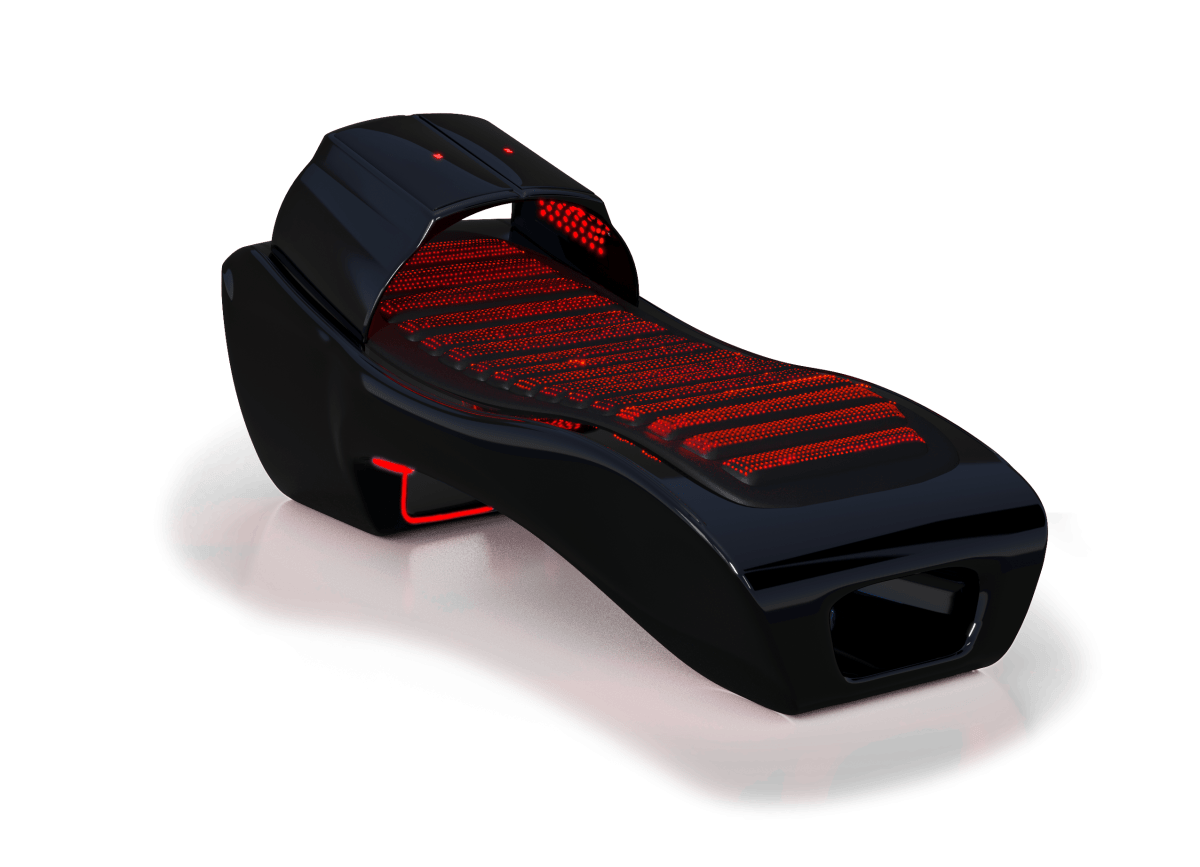 Red Light Therapy Bed with Vibration Massage - Infracouch by Vacuactivus