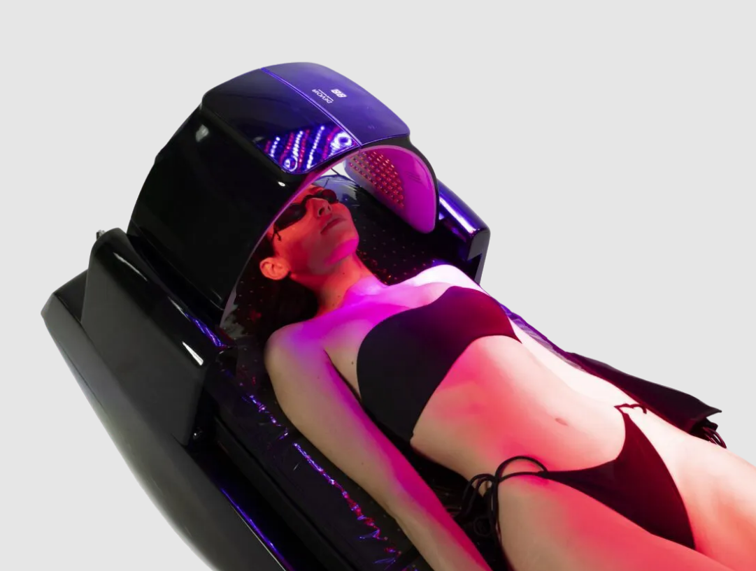 InfraCouch Red Light Therapy Bed with Optional Red Light Therapy Panel | Promotes Pain Relief and Skin Rejuvenation