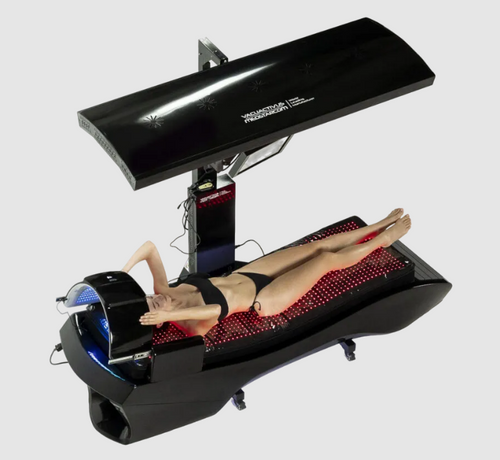 InfraCouch Red Light Therapy Bed with Optional Red Light Therapy Panel | Promotes Pain Relief and Skin Rejuvenation
