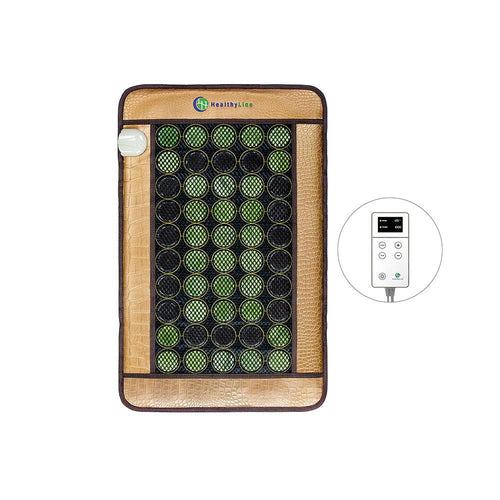 Infrared heating mat with jade & tourmaline and LED controller display