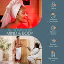 Lifepro Rejuvacure Cozy far infrared sauna in use
