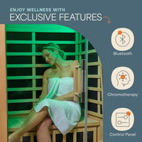 LifePro Rejuvacure Duet Two-Person Far Infrared Sauna