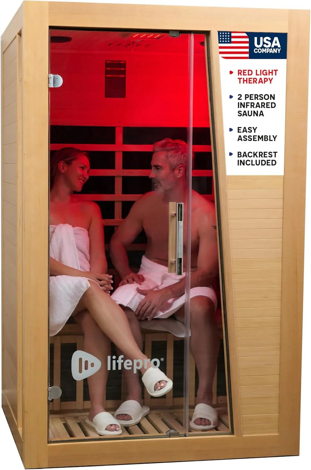 LifePro Rejuvacure Duet Two-Person Far Infrared Sauna