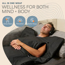 Lifepro Rejuvawrap X infrared sauna blanket in use