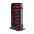 Compact light therapy panel with red LEDs and touch controls