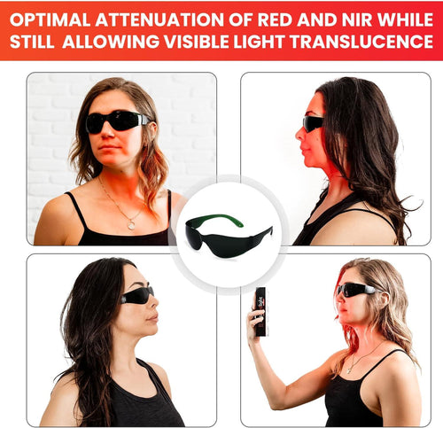 Red Light Therapy Glasses IR5 Extra Dark by Mito