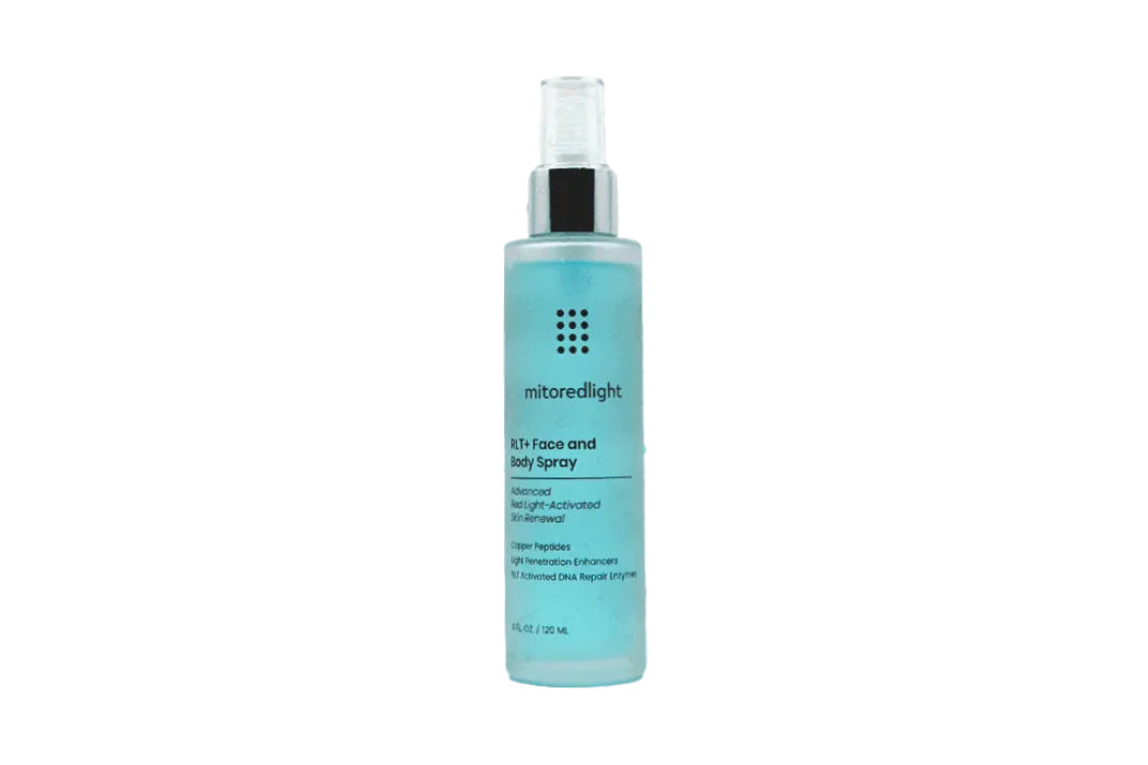 MitoAURA Red Light Therapy Enhancing Face and Body Spray for BioPhotonic Skincare