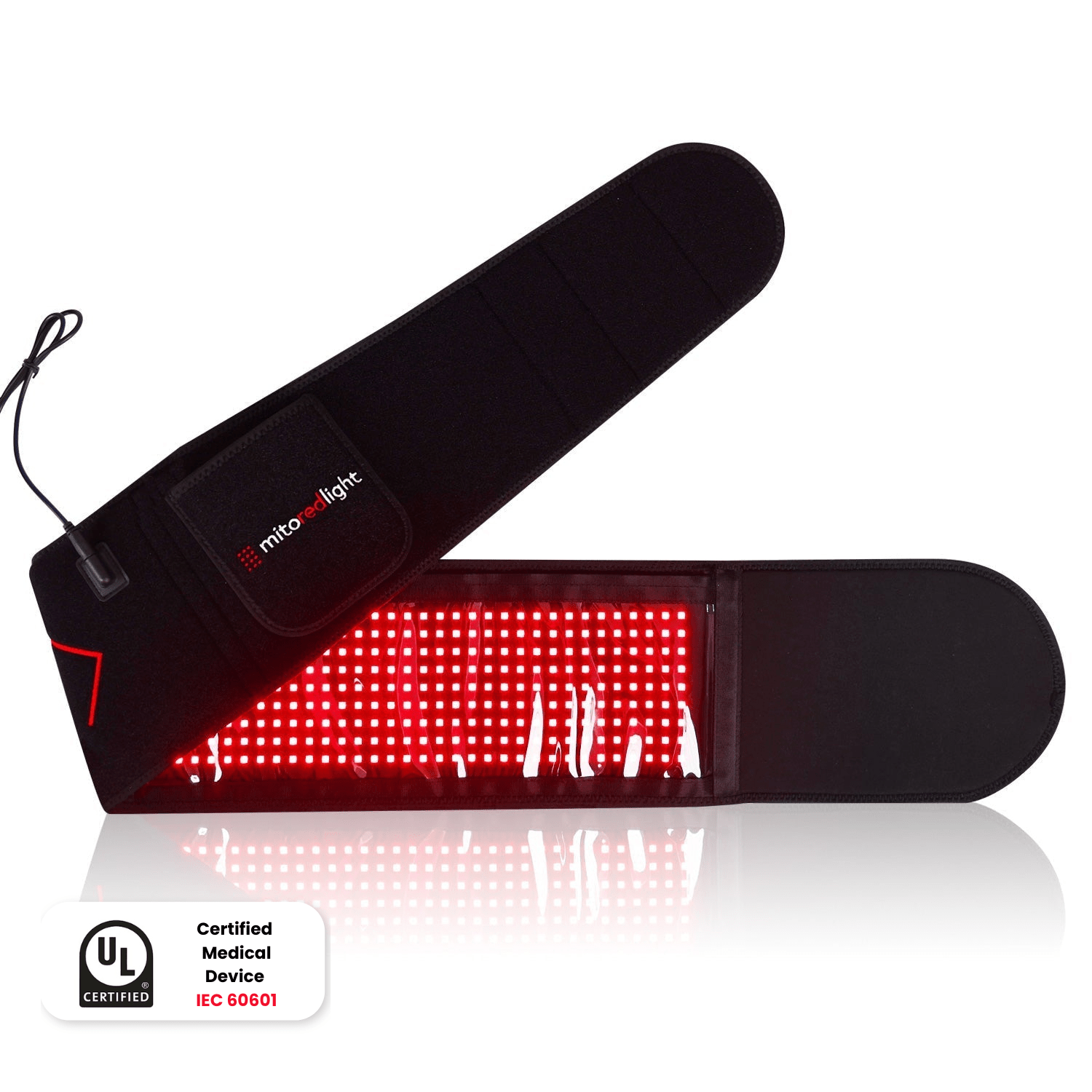 Red Light Therapy Pad, MitoQUAD Wavelength Belt for Hands Free Treatment