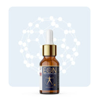 EON C60 dietary supplement dropper bottle with graphic background