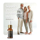 EON C60 Black Level bottle with family, text support your joints elevate your life.