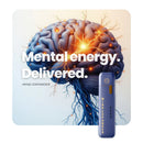 Mind Expander inhaler with glowing brain illustration