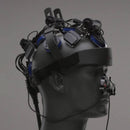 Profile view of the Neuro Pro 2 showing the transcranial LED modules and the intranasal gateway applicator for full-brain light therapy.