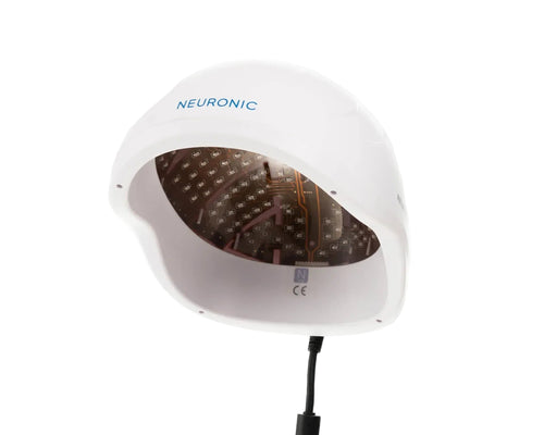 Inside view of Neuronic NR-1070 helmet with LEDs