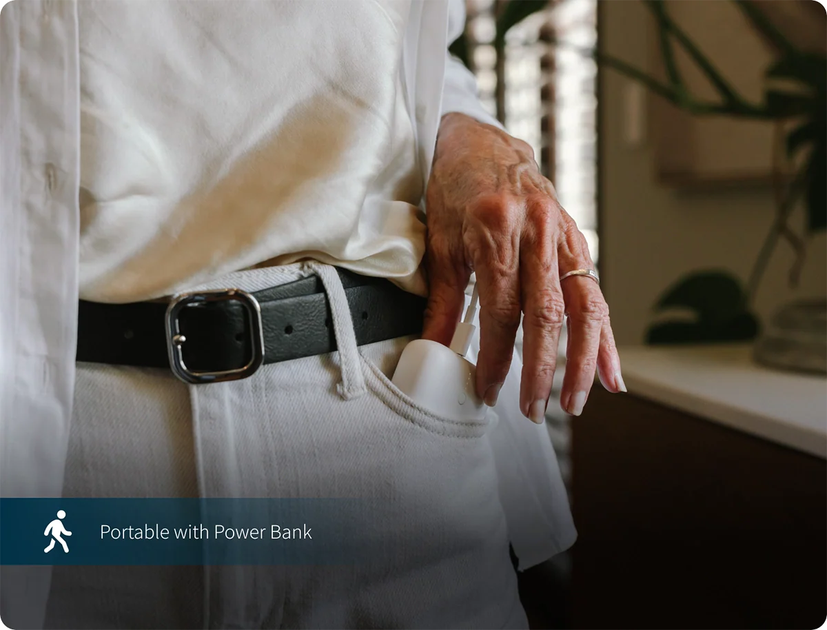 Portable helmet with pocket power bank