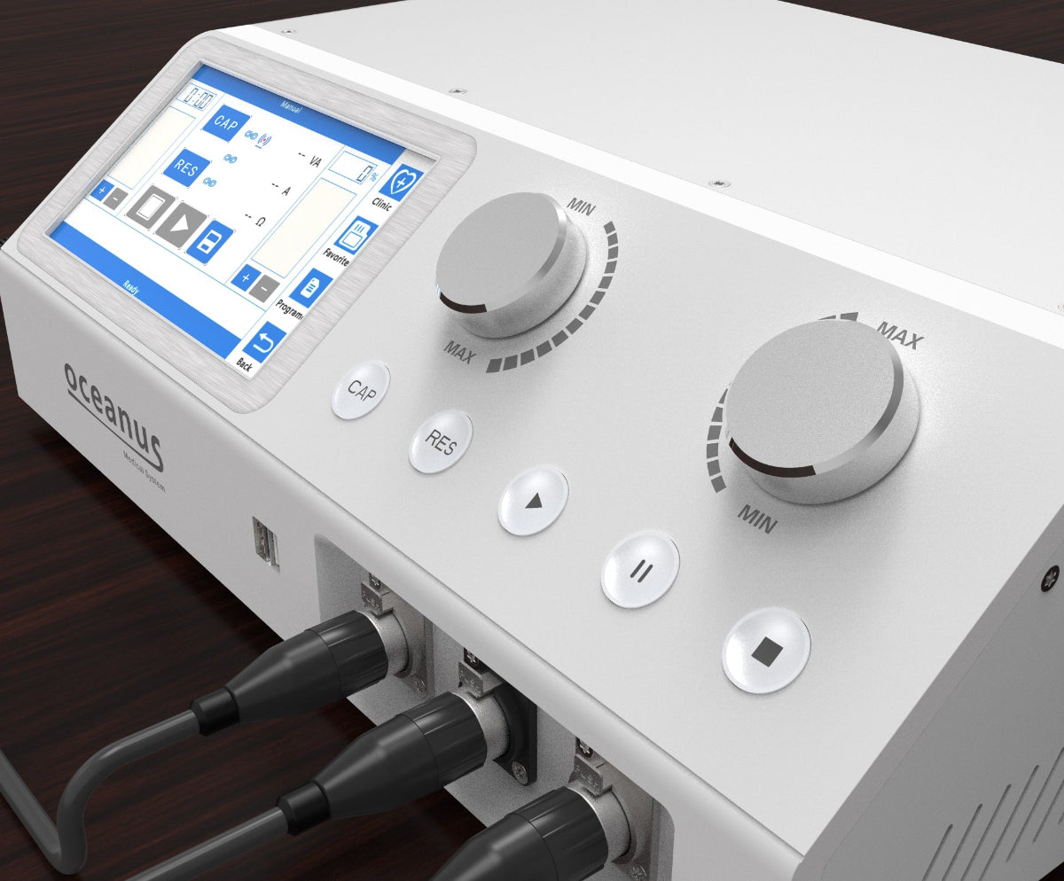Oceanus TECAR Radio Frequency Device with Deep Heat Diathermy