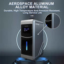 A close-up view of the Oxyair machine's exterior, highlighting its durable aerospace aluminum alloy material designed for high temperature and pressure resistance.