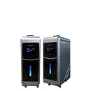 Two Oxyair machines displayed with icons representing the Smart Safety Monitoring System: lack of water, full of water, overheat protection, pipe blockage, and TDS alarm.