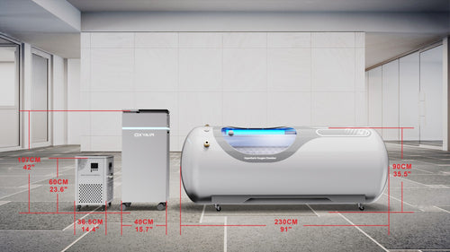 Oxyair 2.0 ATA Supine Hard Body Hyperbaric Chamber YTD03