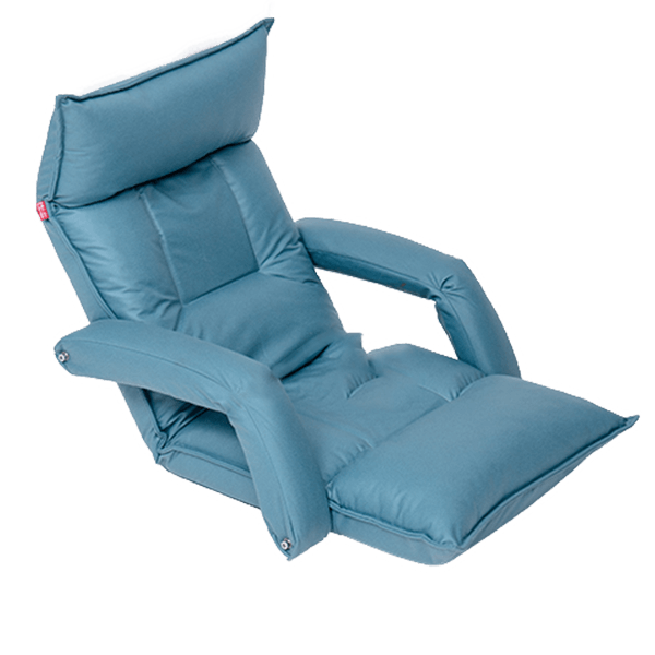 Reclining chair front view.