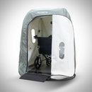 Heal 40 open front view with wheelchair.