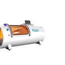Quest 34 chamber angled view, white model with orange window