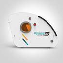 Space 60 opposite side view, white model.