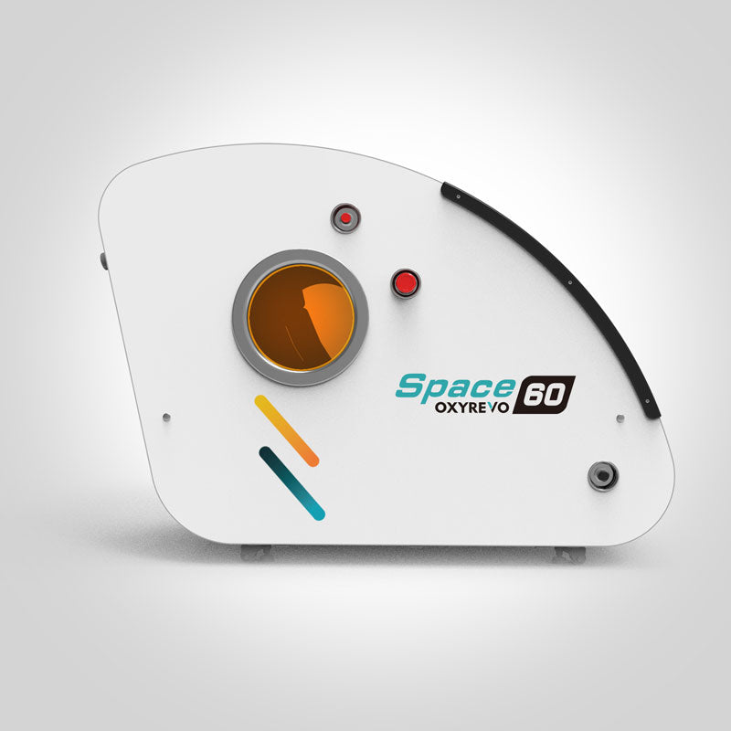 Space 60 opposite side view, white model.