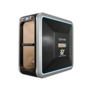 A detailed view of the O2SY-HBO oxygen pod’s exterior, highlighting its lightweight carbon fiber construction and modern industrial design.
