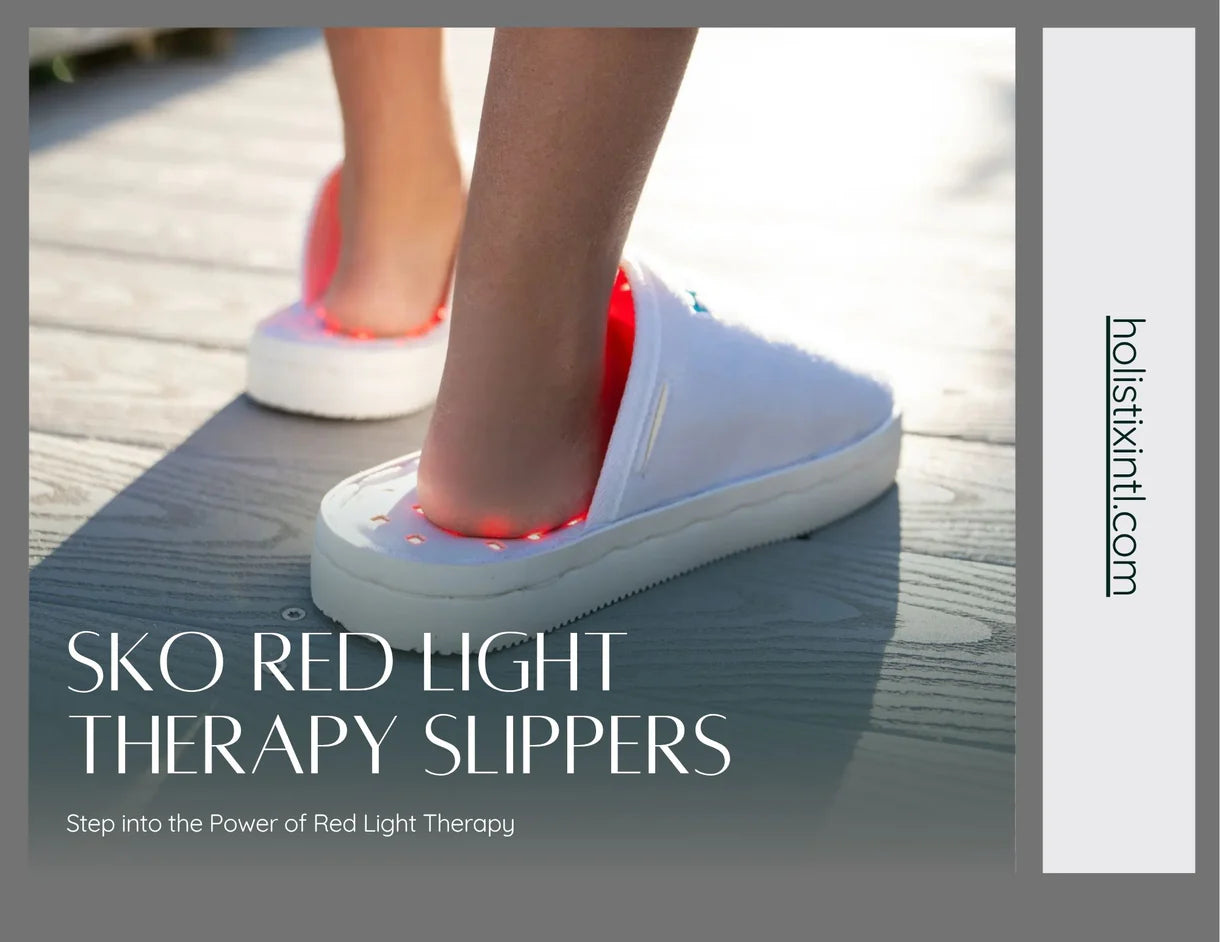 Holistix SKO Red Light Therapy Slippers for Foot Pain & Circulation