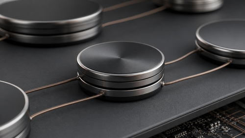 Close-up of the transducers in The Kim Mat