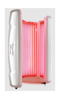 RenuvaSkin S420 Red Light Therapy Booth | 360 Degree Coverage, 633nm Wavelength, Compact and Efficient Design