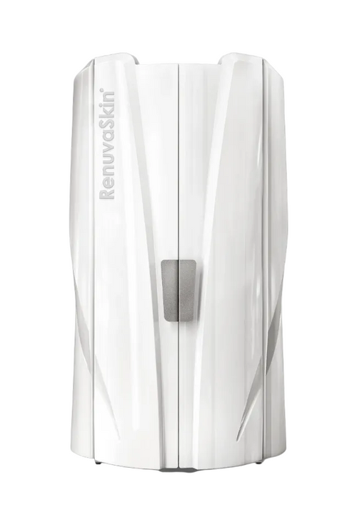RenuvaSkin S4800 Luxury Red Light Therapy Booth with 360 degree Coverage, Customizable Sessions, and Touchscreen Control