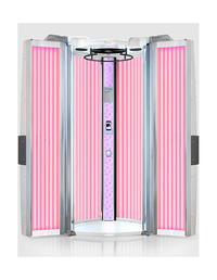 RenuvaSkin S4800 Luxury Red Light Therapy Booth with 360 degree Coverage, Customizable Sessions, and Touchscreen Control