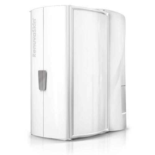 RenuvaSkin S4800 Luxury Red Light Therapy Booth with 360 degree Coverage, Customizable Sessions, and Touchscreen Control