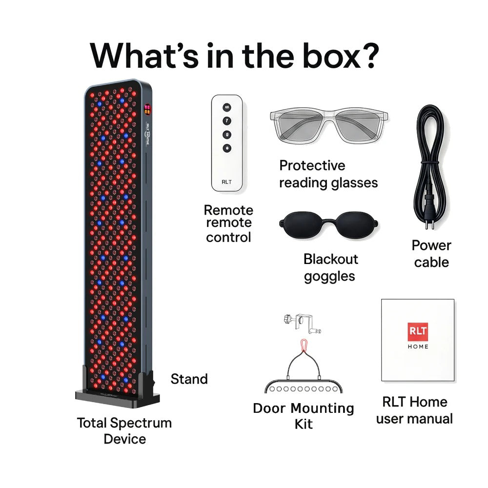 Red Light Therapy Panel with 360 LEDs, Total Spectrum Max by RLT Home