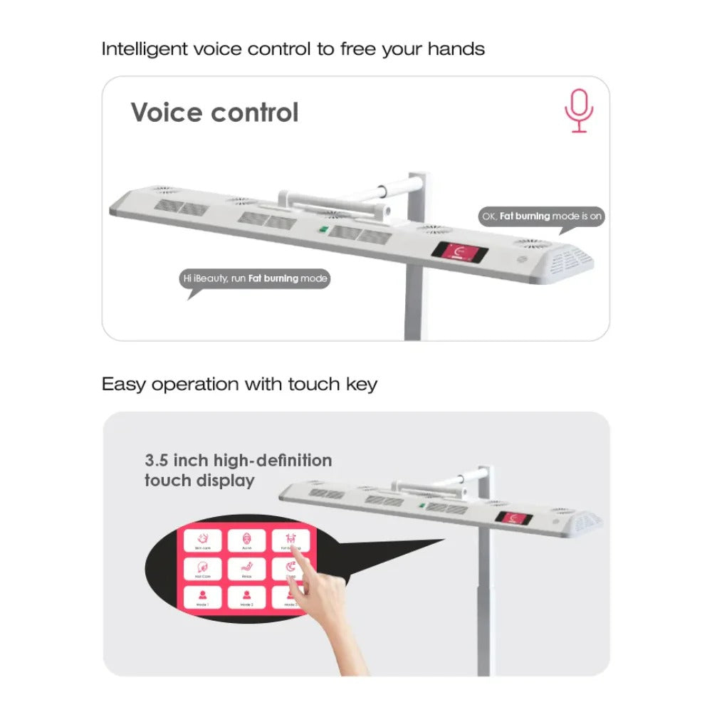 Red Light Therapy Panel Total Spectrum Ultra with Electric Stand by RLT Home
