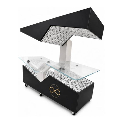 TheraTec Bloom Chamber red light therapy bed front view on white background