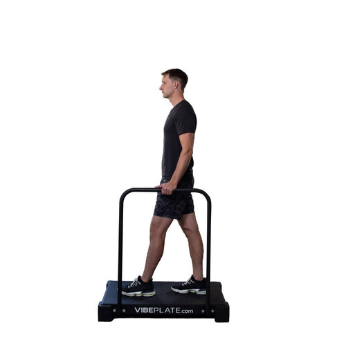 Walk and train with greater stability while improving balance and coordination on your VibePlate.