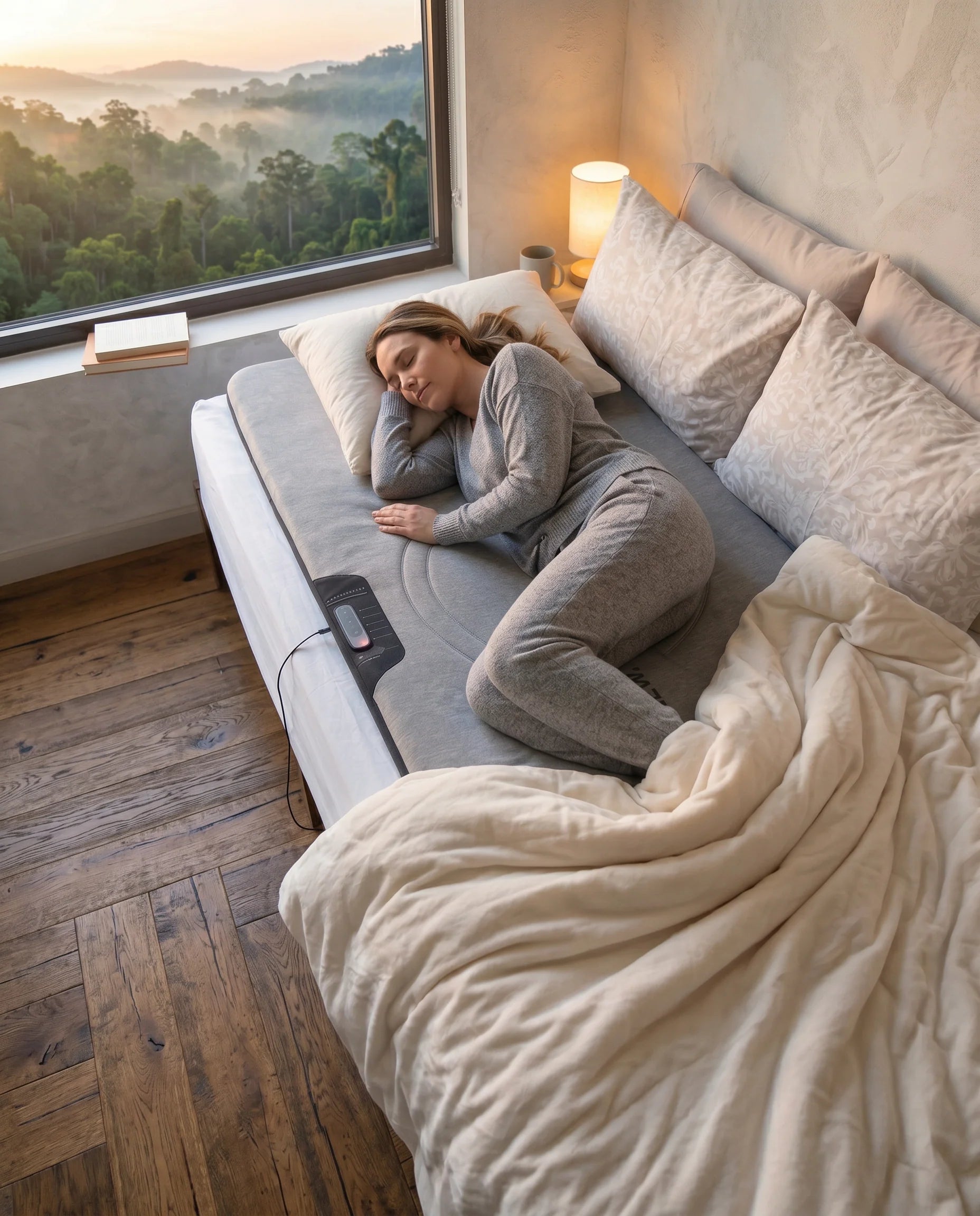 Sound Therapy Bed Mat for Haptic Wellness by Woojer
