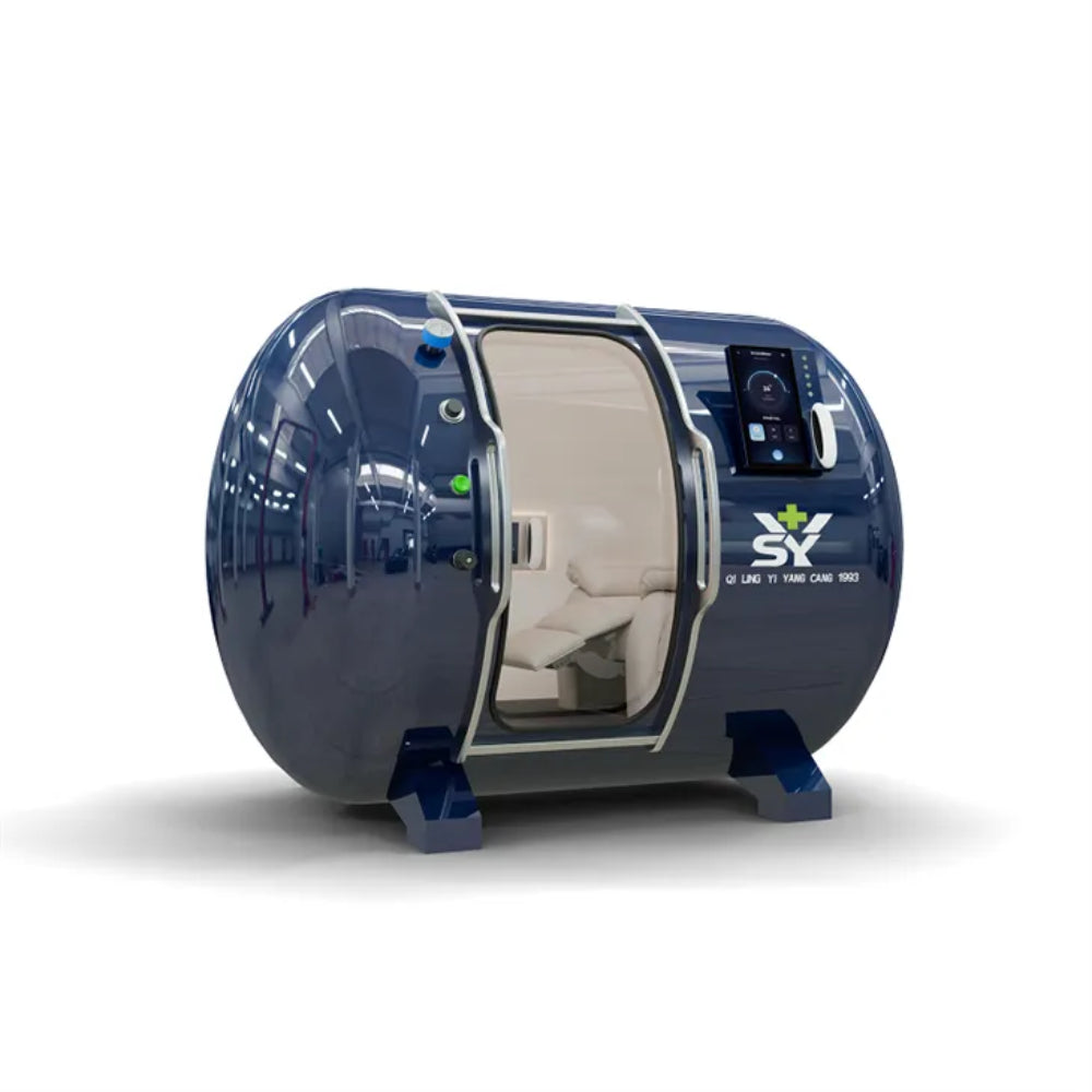 Hyperbaric Oxygen Chamber, Stainless Steel Hard Shell with 2 Person Seating and 2.0 Max ATA